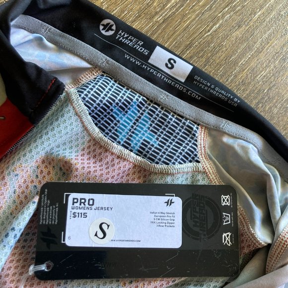 Hyper Threads Pro Freak Show Horror Story NWT Size S Pro Cycling Jersey - Picture 5 of 9